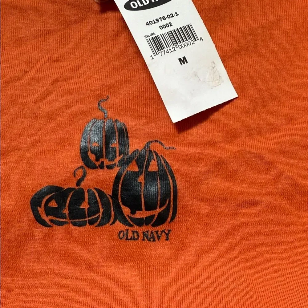 Old Navy Orange Pumpkin Tee